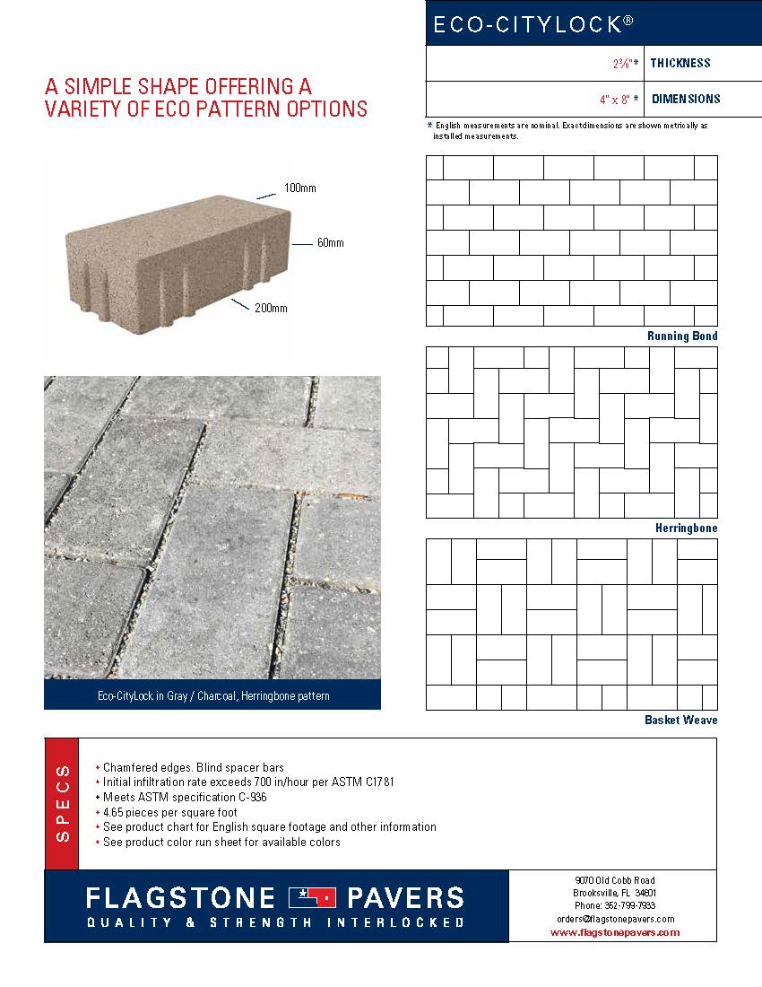 Eco-CityLock Cut Sheet