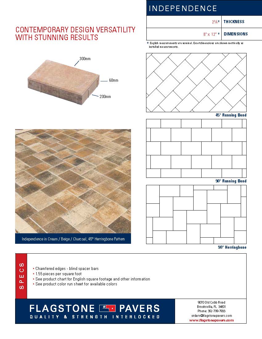 Independence Cut Sheet