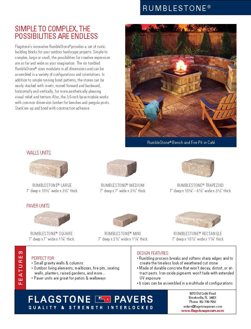 Rumblestone Cut Sheet